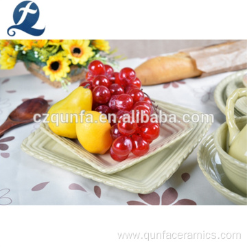 Wholesale Colorful Custom Ceramic Dinnerware Set